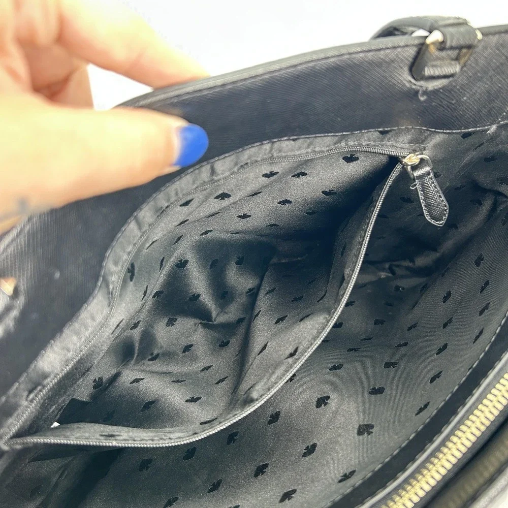Kate Spade Bag Womens Large Staci Laptop Tote Leather Zip Shoulder Purse Handbag